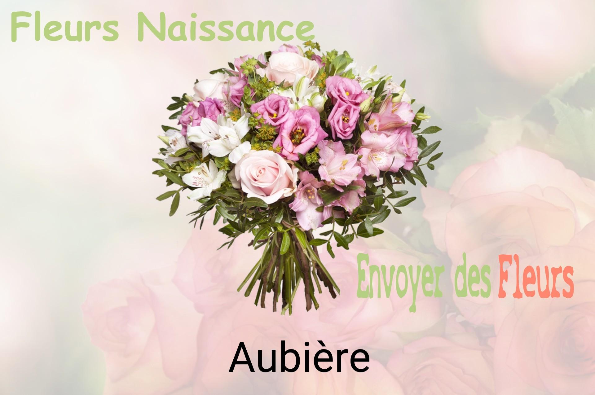 Bouquet de fleurs de naissance livré à Aubière